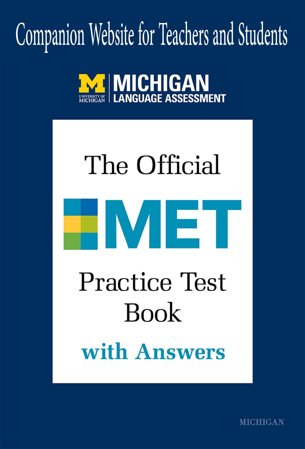 Cover image for Official MET Practice Test Book with Answers