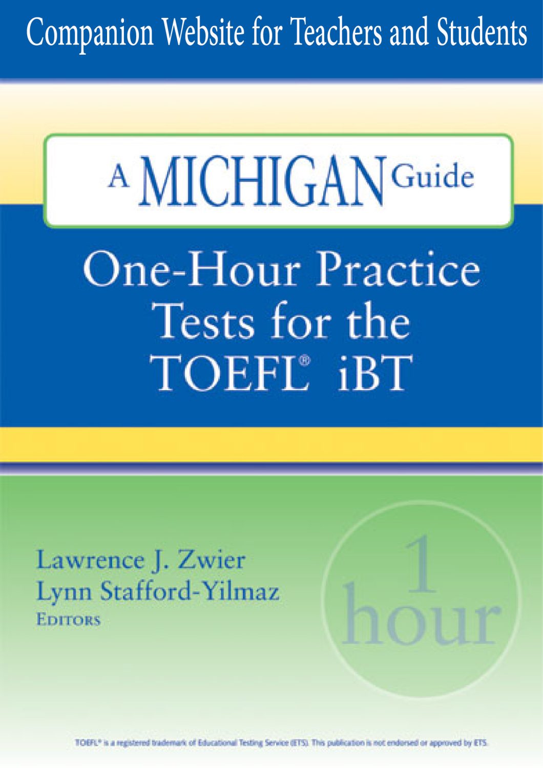 Cover image for One-Hour Practice Tests for the TOEFL iBT